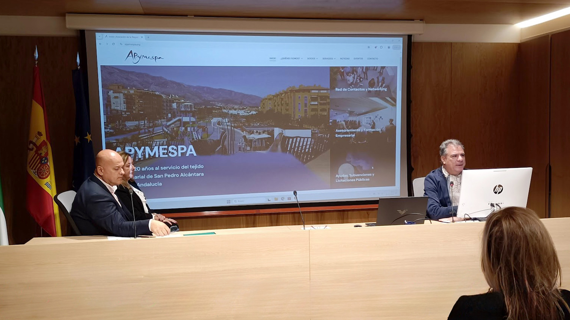APYMESPA dedica una jornada de networking al Día Internacional de la Mujer Emprendedora · Foto: Boom Marbella TV